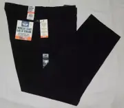 DOCKERS Men's Workday Khaki Straight Fit Pants Black 38X32 New