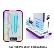 Gamepad Console Multi-Controller Charging Dock For PS5 Pro /Slim Edition&Disc