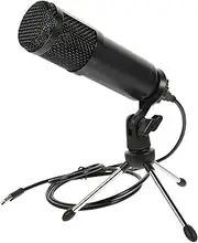 HAMPPLIES 1 Set USB Conference Microphone Low Noise Recording Mic Frame Connection for Live Streaming Karaoke Gaming Durable High Sensitivity Audio Device