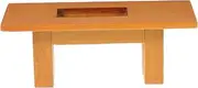 ERINGOGO Miniature Table Decor Wooden Mini Furniture Model for Doll House Micro Scene