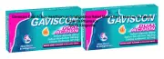 2 x Gaviscon Dual Action Mixed Berry - Heartburn & Indigestion Relief 16 Tablets