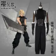 Final Fantasy VII Remake Cloud Strife Uniforms Cosplay Costume Adult Cos Outfit@