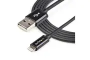2m StarTech Long Lightning to USB Cable Black