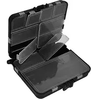 NOLITOY Fishing Tackle Organizer Box Fishing Equipment Container Plastic Easy Access for Outdoor Activities