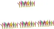 Amosfun 40 Pcs Beach Balls for Kids Sports Accessories Paddle Badminton Balls Colorful Cricket Balls Three-Hair Cricket Balls Child High Elasticity