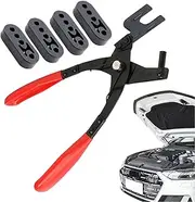 Exhaust Hanger Pliers - Exhaust Brackets Rubber Hanger Support Removal Tool,Wrench Kit For Car Trucks, Vehicle Maintenance Supplies With 4 Holes Rubber