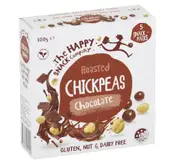 The Happy Snack Company Roasted Chickpeas Chocolate 5 Pack 100g