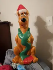 Scooby Dooby Doo 24in Lighted Christmas Blow Mold Decoration 2023 2ft. Brand New