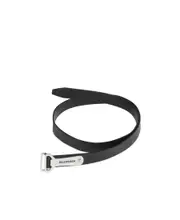 Balenciaga Bottle Opener D-Ring Belt One size Black