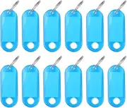 Gadpiparty 30pcs Number Mark Label Key Tags Key Rings with Tags Keychain with Label Tag Key Labels Tags Key Chain Label Tag Keychain Tags Label Keychain Label Name Labels Id Label Blue