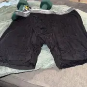 David Archy Three Pack Men’s Boxer Briefs Black New In Package