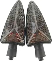 LED Indicator Blinkers Amber Lamp Accessories Front/Rear Lamp Turn Signal Light For Ap&ri&li&a RS4 125 RSV 4R SR Motard 125 SXV 550 Caponord 1200(21mm smoked)