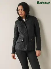 Barbour® Black Cavalry Quilted Jacket (615226) | $413