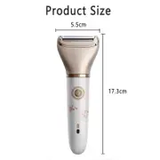 Catzon Electric Razor for Women 2-in-1 Painless Waterproof for Face Legs Underarm
