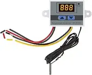 Electronic Temperature Co Roller Display Thermostat Module Temperature Temp Co rol Module Switch with C Probe -50~110 ℃ for Refrigerator 110~220V 1500W
