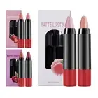 2 PCS Silk Finish Lip Matte Lip Liner Set - Long-Lasting Velvet Lipstick Pens