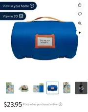 Cocomelon Nap Mat Quilted Ultra Soft Blanket & Pillow All-In-One