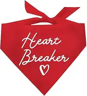 Heart Breaker Triangle Dog Bandana (Assorted Colors)