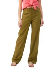 Trina Turk Antonia Linen-Blend Pant