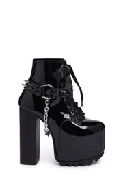 [Widow] Half Hearted Premonition Platform Boots - Black