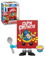 Funko POP! Ad Icons Cap'n Crunch #187 Cap'n Crunch (Cereal Box) - Limited USA Exclusive - New, Mint Condition