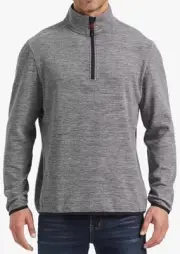 Avalanche Men’s Quarter Zip Top Stand Up Pullover XXL Gray NEW