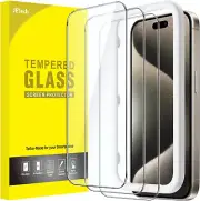 Jetech Screen Protector for Iphone 15 Pro Max 6.7-Inch, Tempered Glass Film w...