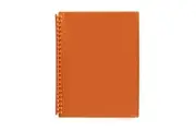 Marbig Clearview Refillable D/Book 20Poc Trans Org Orange 2008506