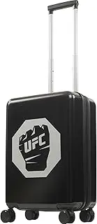 [Ful] UFC 22.5 Inch Carry-On Luggage, Hardshell Rolling Suitcase with Spinner Wheels, Black, Black, UFC 22.5 Inch Carry-on Luggage, Hardshell Rolling Suitcase with Spinner Wheels