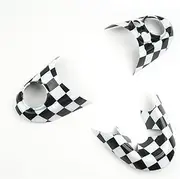Tianwu05 Fit for M-i-n-i F54 F60 Countryman Steering Wheel Panel Button Cover Styling Sticker for M-i-n-i One C-o-o-p-e-r F56 F57 F55 Car Accessories(Checker,C_for F55)