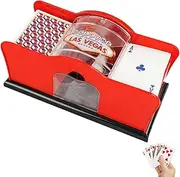 Hand Shuffling Machine,Playing Cards Shuffler and Dispenser | Playing Card Shuffler Manual for Blackjack Texas Holdem Poker Home Card Games, Card Shuffling