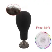 Styrofoam Mannequin Manikin Head Model Flocking Foam Wig Hair Glasses Display Ma