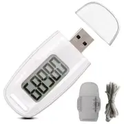Simple Step Counter,Walking 3D Pedometer with Rechargeable Battery,Accurate3108