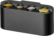 Car Coin Storage Box | Car Coin Collector Case Change Storage Box - Portable Automotive Money Dispenser Organization Accessories for Truck Home Offices Van Auto RV Sedan