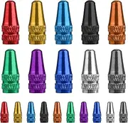 20PCS 10 Colors Bicycle Presta Valve Caps, Aluminum Presta Cycling Valve Cap, Presta Valve Covers for Bikes, Bike Presta Valve Cap Dust Covers