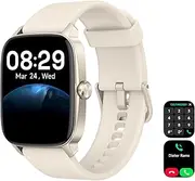 Smart Watch for Men Women, IP68 Waterproof, Bluetooth Calling, Fitness Tracker, Sleep Monitoring, 1.85'' DIY Dial, AI Built-in, 100+ Sports Modes, 7 Days Battery, Compatible with Android & iPhones