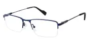 Ben Sherman FOSTER Eyeglasses Men Matte Navy Rectangle 52mm New 100% Authentic