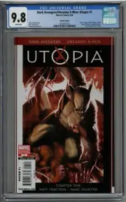 Dark Avengers Uncanny X-Men: Utopia 1 CGC 9.8 Simone Bianchi Variant Wolverine