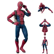 Spiderman Home Coming Spider-man Action Figure, All Joints Movable Toy Figures Collectible Model With Replaceable Accessories
