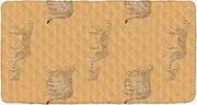 Cartoon Kids Travel Bed Sheet Soft&Comfortable Cot Sheet for Fold Up Cot for Small Spaces Baby Sleeping 50'' x 25'' (Sheet,Bed Not Included)