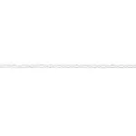 Silver 24.5cm Figaro 1+1 Anklet