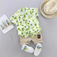 在飛比找蝦皮購物優惠-Toddler Baby Boy Summer Shirt 