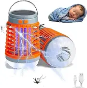 Mozz Guard, 2024 New Mozzguard Zapper, Outdoor Waterproof Mosquito Lamp Killer, Portable 2-in-1 Cordless Mosquito Zapper, Suitable for Home Garden, Camping, Picnic (2pcs)