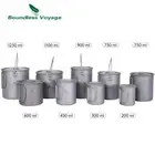 Ultralight Titanium Mug Camping Pot Tea Coffee Cup Portable Travel Cookware