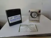 HUGHES NETWORK SYSTEMS 3 YEARS OF EXCELLENCE 6/14/02 SILVER DESK CLOCK