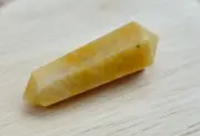 Natural Golden Quartz Stone DOUBLE Terminated GEMSTONE CRYSTAL PENCIL POINT