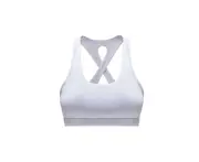 Shock-Proof Running Behind Cross Beauty Back Sports Bra - WHITE