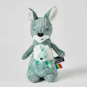 Les Deglingos Ptipotos Green Kangaroo & Joey