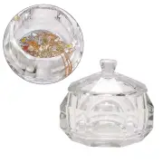 Nail Art Acrylic Liquid Powder Dappen Dish Bowl Glassware Glass Crystal Cup