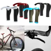 2PCS Ergonomic Rubber Bar End Handlebar Grips Cycling Bicycle MTB Mountain Bike